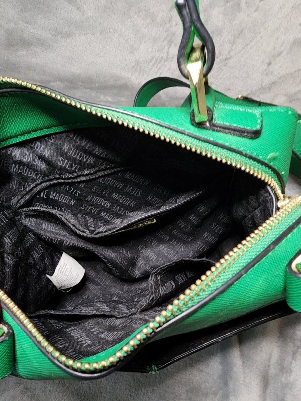 GUC Women's Steve Madden Kelly Green satchel crossbody bag - Picture 4 of 16